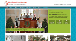 Desktop Screenshot of firstparishcohasset.org